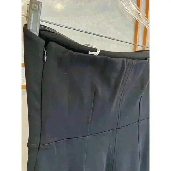 NWT Everlane The Dream Strapless Dress Black Midi Organic Cotton Bodycon Medium - Picture 6 of 12